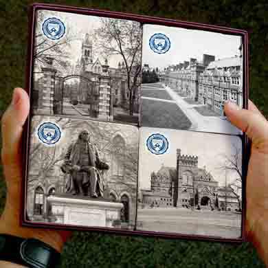 Penn Campus Marble Coasters