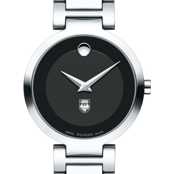 University of Chicago Women's Movado Museum with Steel Bracelet
