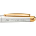 Minnesota Fountain Pen in Sterling Silver with Gold Trim - Image 2