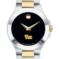 Pitt Women's Movado Collection Two-Tone Watch with Black Dial - Image 1