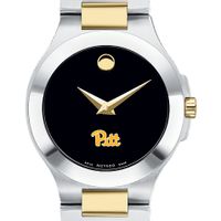 Pitt Women's Movado Collection Two-Tone Watch with Black Dial