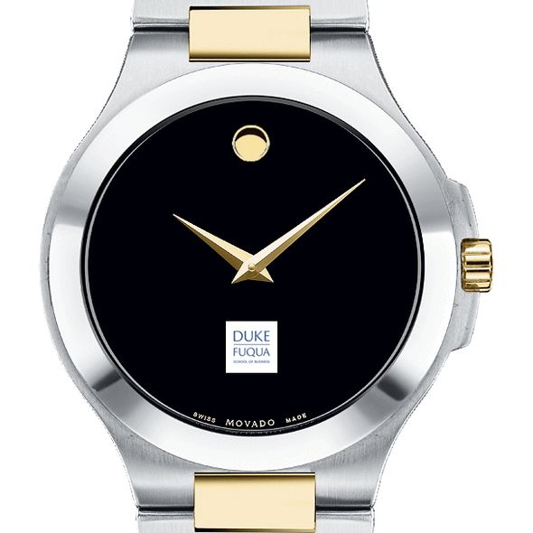 Duke Fuqua Men's Movado Collection Two-Tone Watch with Black Dial - Image 1