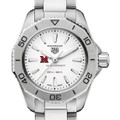 Miami University Women's TAG Heuer Steel Aquaracer with Silver Dial - Image 1