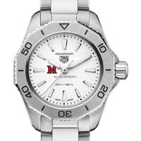 Miami University Women's TAG Heuer Steel Aquaracer with Silver Dial