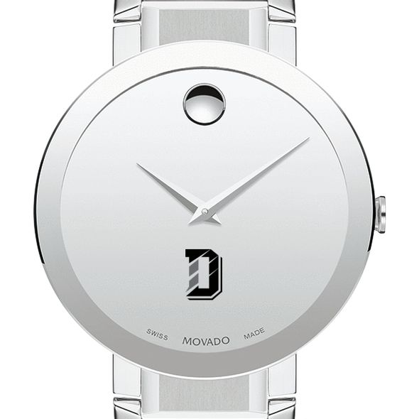 Davidson College Men's Movado Sapphire Museum with Bracelet