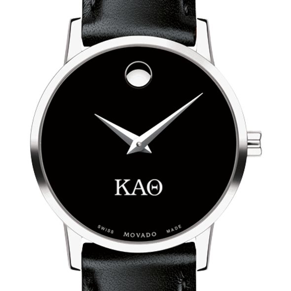 Kappa Alpha Theta Women's Movado Museum with Leather Strap - Image 1