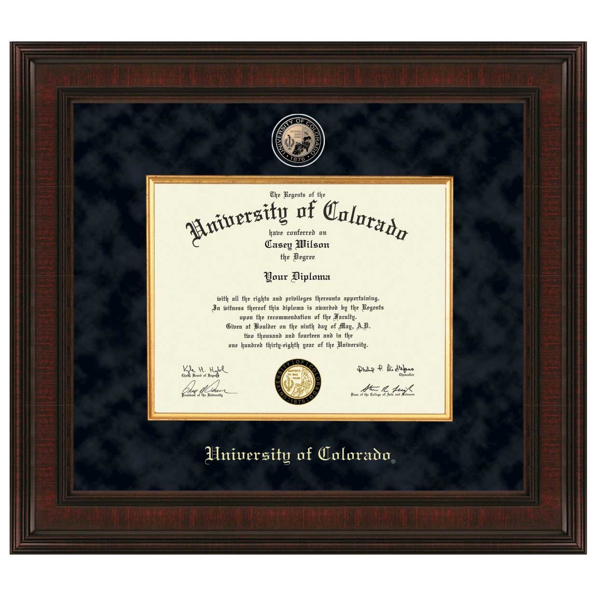 Colorado Diploma Frame - Excelsior - Graduation Gift Selection