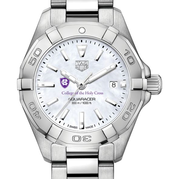Holy Cross Women's TAG Heuer Steel Aquaracer w MOP Dial