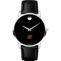 Central Michigan Men's Movado Museum with Leather Strap - Image 2