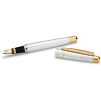 University of Florida Fountain Pen in Sterling Silver with Gold Trim