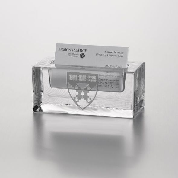 HBS Glass Business Cardholder by Simon Pearce - Image 1