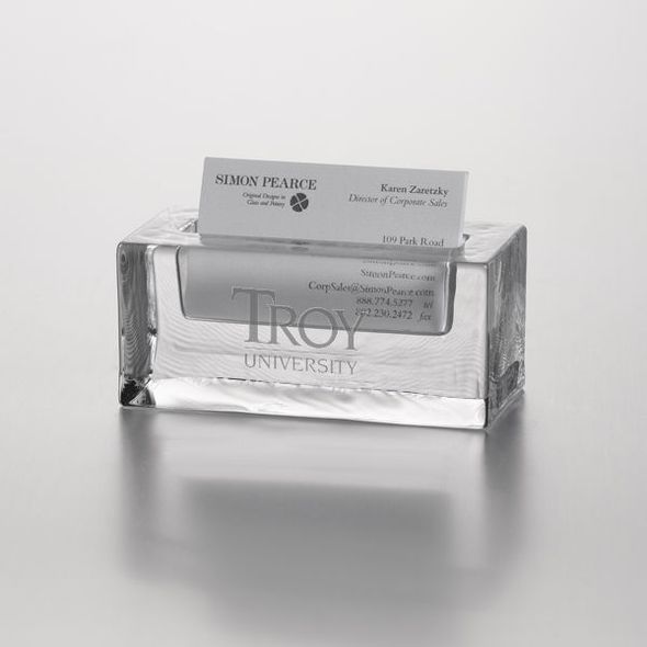 Troy Glass Business Cardholder by Simon Pearce - Image 1