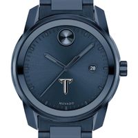 Troy University Men's Movado BOLD Blue Ion with Date Window