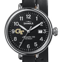 Georgia Tech Shinola Watch, The Birdy 38mm Black Dial
