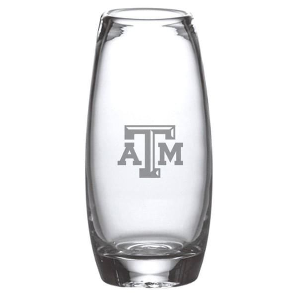 Texas A&M Glass Addison Vase by Simon Pearce - Image 1