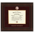 Colgate Excelsior Diploma Frame - Image 1