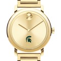 Michigan State Men's Movado Bold Gold with Bracelet - Image 1