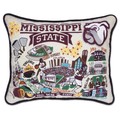 MS State Embroidered Pillow - Image 1