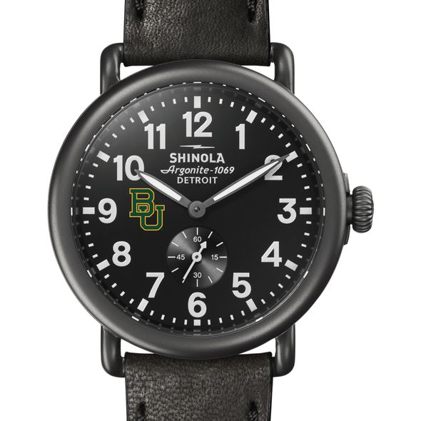 Baylor Shinola Watch, The Runwell 41mm Black Dial - Image 1