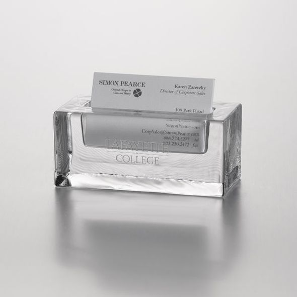 Lafayette Glass Business Cardholder by Simon Pearce - Image 1