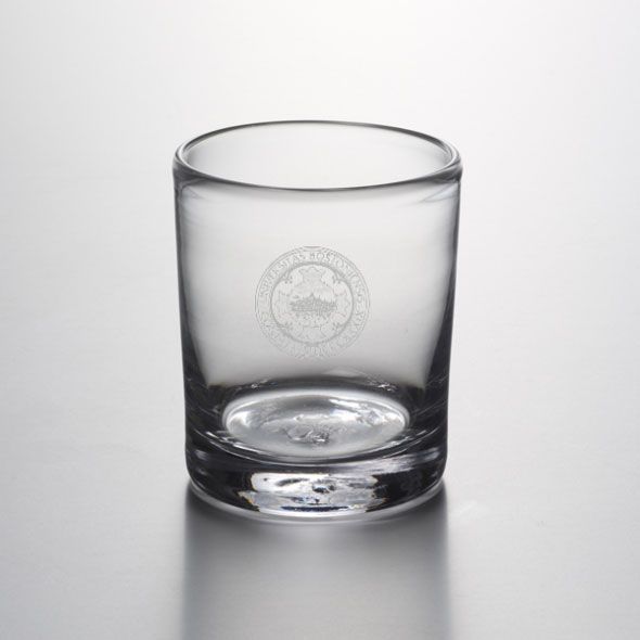 Boston University Double Old Fashioned Glass by Simon Pearce