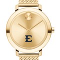 East Tennessee State Women's Movado Bold Gold with Mesh Bracelet - Image 1