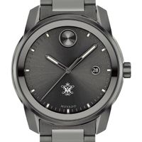 College of William & Mary Men's Movado BOLD Gunmetal Grey with Date Window