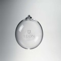 Elon Glass Ornament by Simon Pearce - Image 1