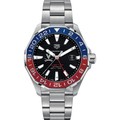 UVA Men's TAG Heuer Automatic GMT Aquaracer with Black Dial and Blue & Red Bezel - Image 2