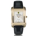 Ole Miss Men's Gold Quad with Leather Strap - Image 2