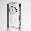 CNU Tall Glass Desk Clock by Simon Pearce - Image 1