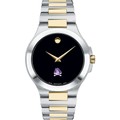 ECU Men's Movado Collection Two-Tone Watch with Black Dial - Image 2