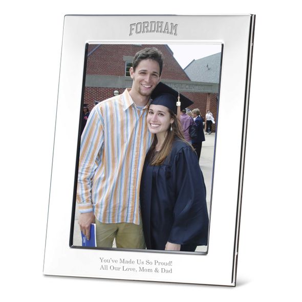 Fordham Polished Pewter 5x7 Picture Frame - Image 1