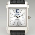 East Tennessee State University Men's Collegiate Watch with Leather Strap - Image 1