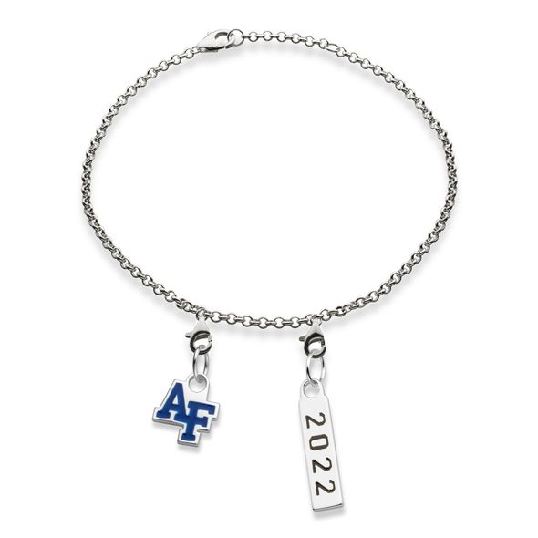 USAFA 2022 Sterling Silver Bracelet - Image 1