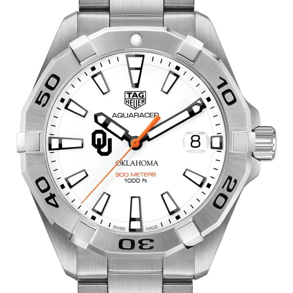University of Oklahoma Men's TAG Heuer Steel Aquaracer