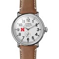 Nebraska Shinola Watch, The Runwell 47mm White Dial - Image 2