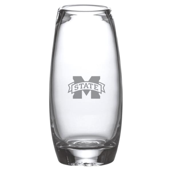 Mississippi State Glass Addison Vase by Simon Pearce