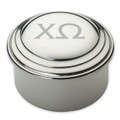 Chi Omega Pewter Keepsake Box - Image 1
