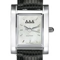 Delta Delta Delta Women's Mother of Pearl Quad Watch with Leather Strap - Image 2