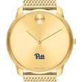 Pitt Men's Movado Bold Gold 42 with Mesh Bracelet - Image 1