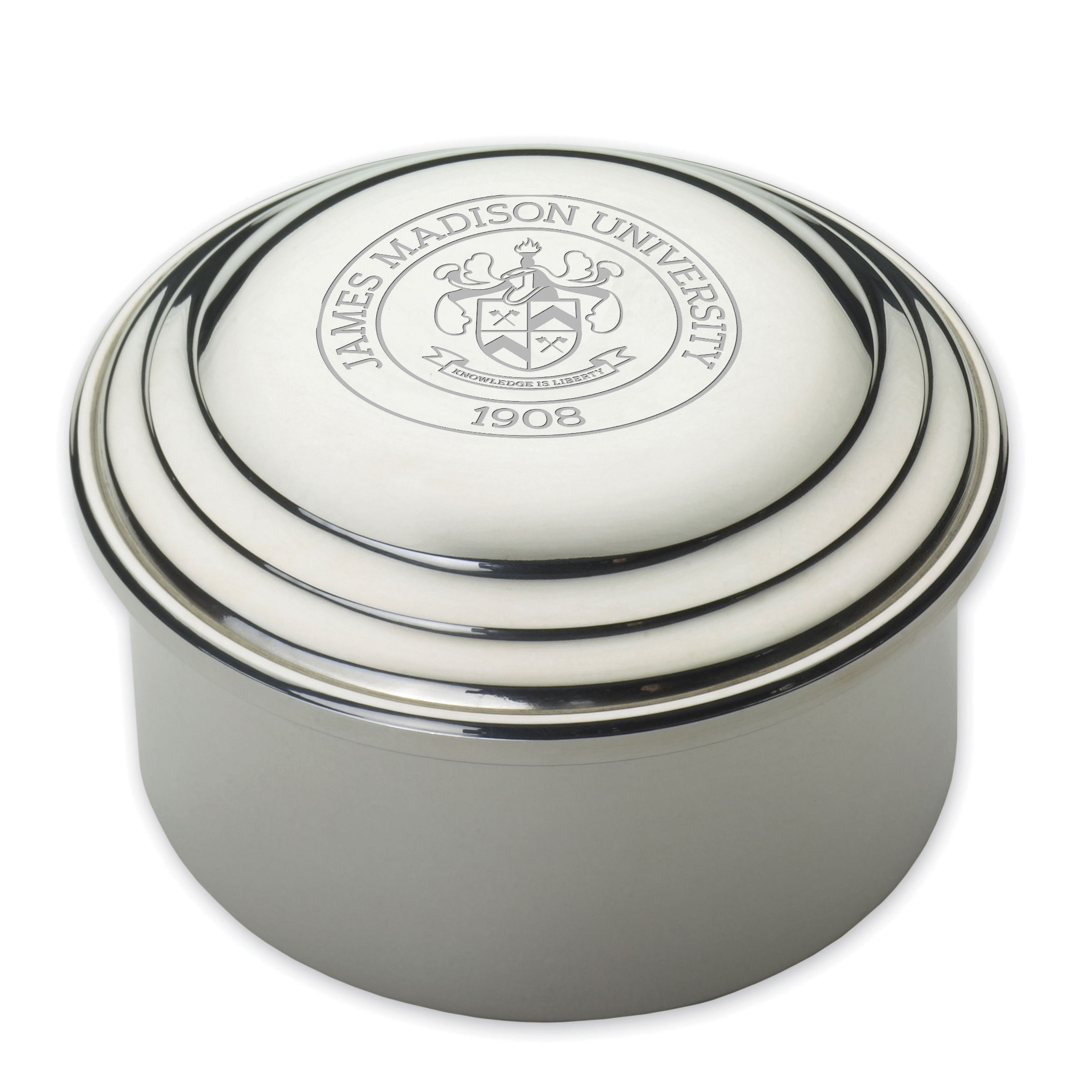 James Madison Pewter Keepsake Box
