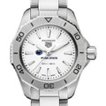Penn State Women's TAG Heuer Steel Aquaracer with Silver Dial - Image 1