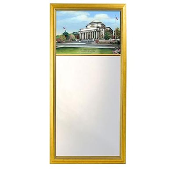 Columbia Eglomise Mirror with Gold Frame