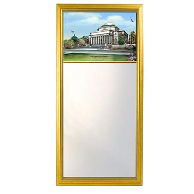 Columbia Eglomise Mirror with Gold Frame