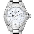 click to view Oklahoma State University Women's TAG Heuer Steel Aquaracer w MOP Dial - Image 1
