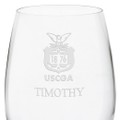 USCGA Red Wine Glasses - Set of 2 - Image 3
