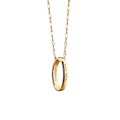 Clemson Monica Rich Kosann "Carpe Diem" Poesy Ring Necklace in Gold - Image 1
