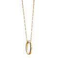 Clemson Monica Rich Kosann "Carpe Diem" Poesy Ring Necklace in Gold - Image 2