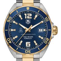 Appalachian State Men's TAG Heuer Two-Tone Formula 1 with Blue Dial & Bezel